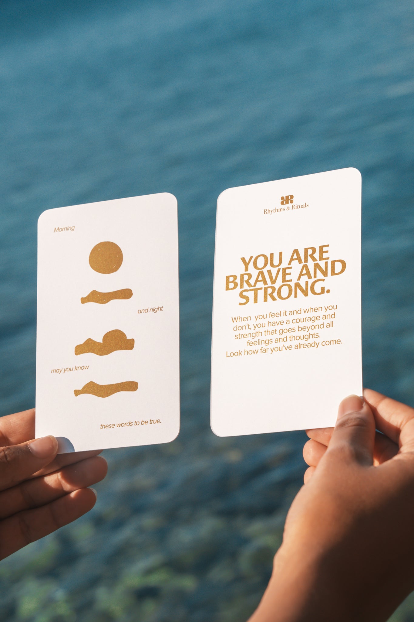 Morning & Night Affirmation Cards Set
